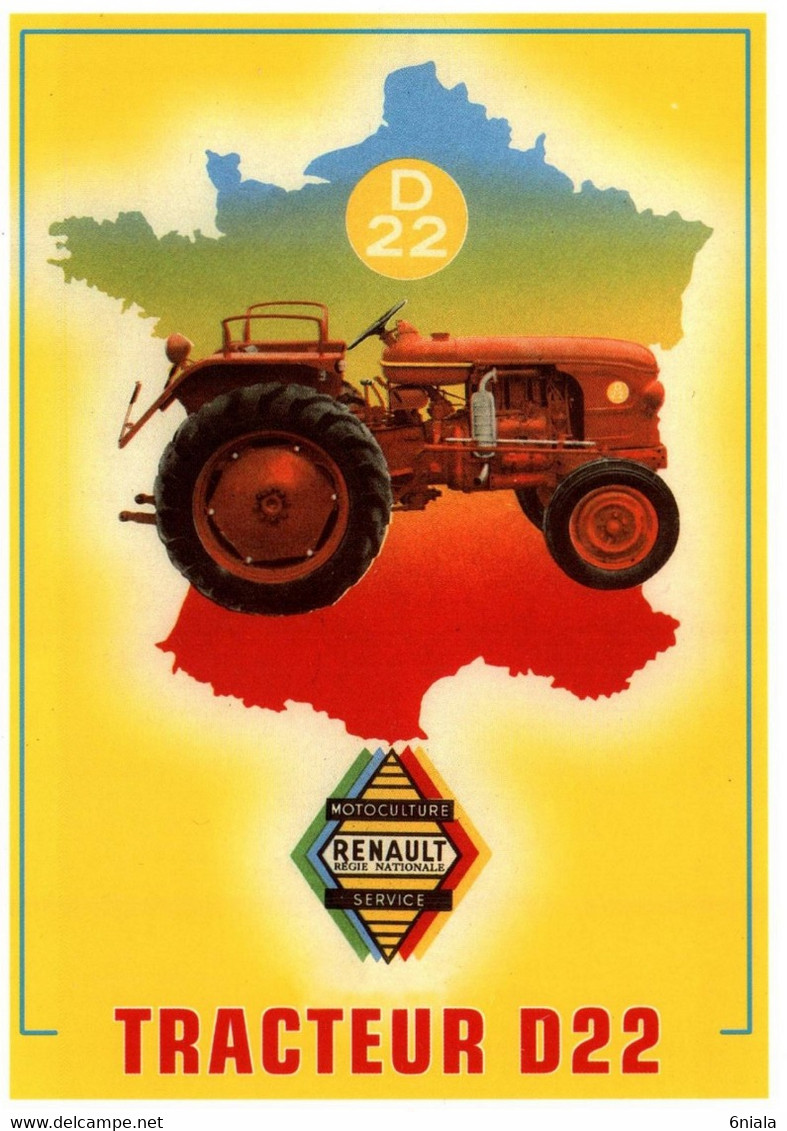 12473  RENAULT D22   TRACTEURS  Matériel Agricole N° 25  éditions Centenaire . - Traktoren