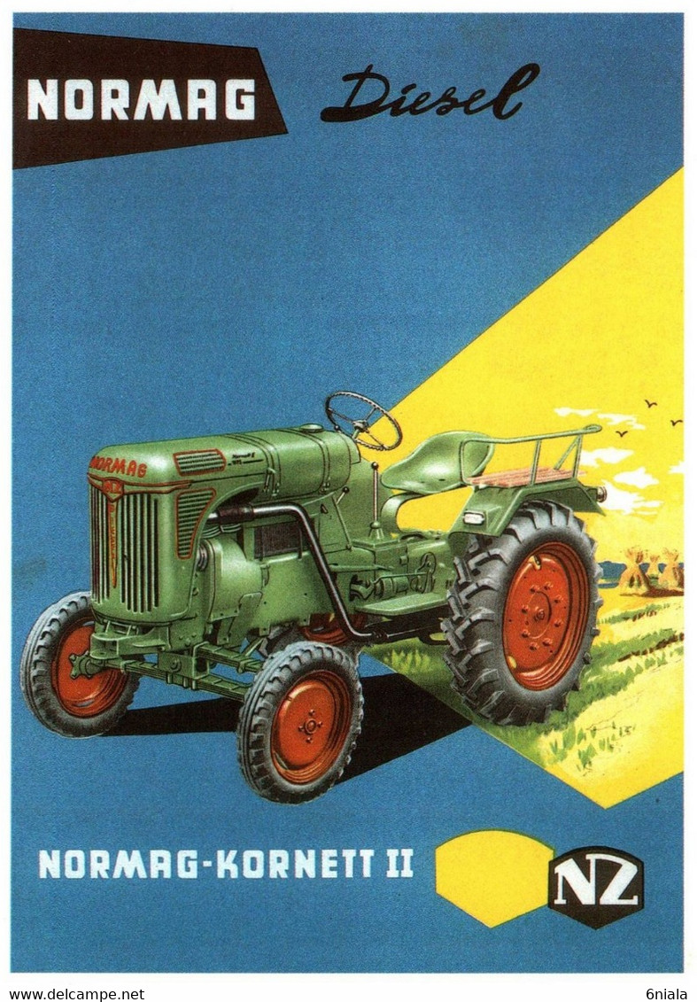 12474 NORMAG DIESEL    TRACTEUR  Matériel Agricole N° 38  éditions Centenaire . PUB - Traktoren