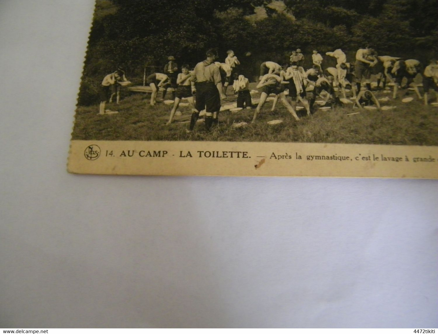 C.P.A.-  Boy Scouts De Belgique - Egmont - Au Camp - La Toilette - Après La Gymnastique - 1922 - SUP (GW 85) - Scoutismo