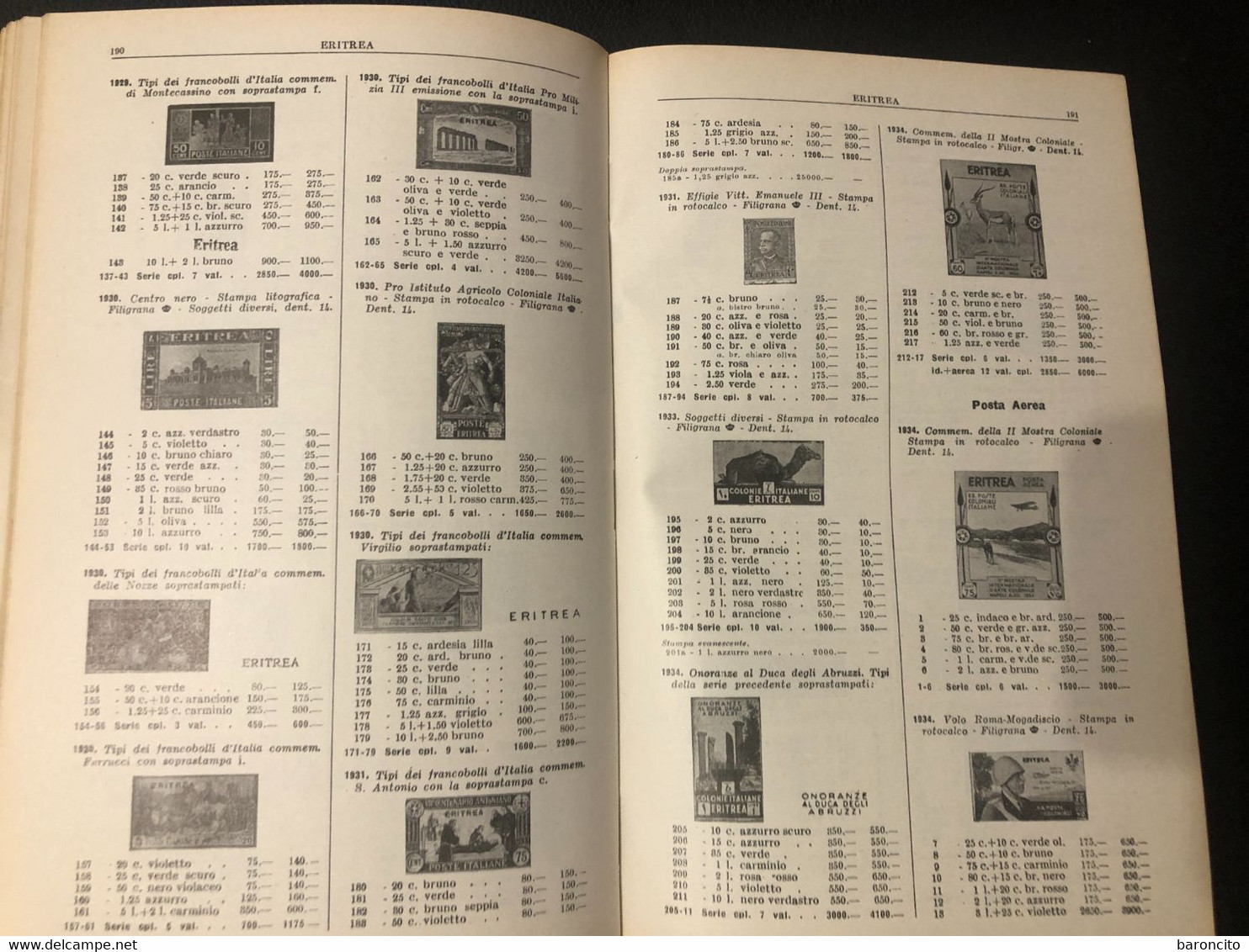 CATALOGO GLORIA 1964 - ITALIA E PAESI ITALIANI - Italia