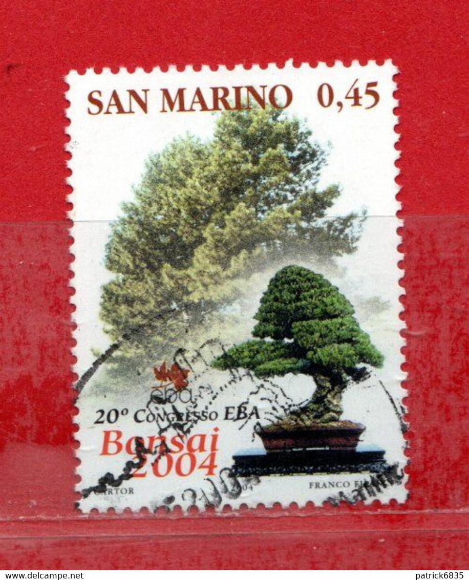 San Marino ° 2004 - BONSAI . C. 45. Unif. 1985. Usato - Used Stamps