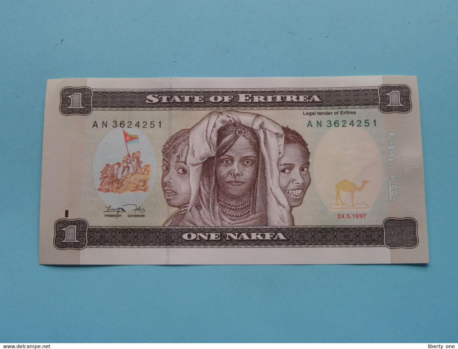 One NAKFA (1) 1997 > State Of ERITREA ( For Grade, Please See Photo ) UNC ! - Erythrée