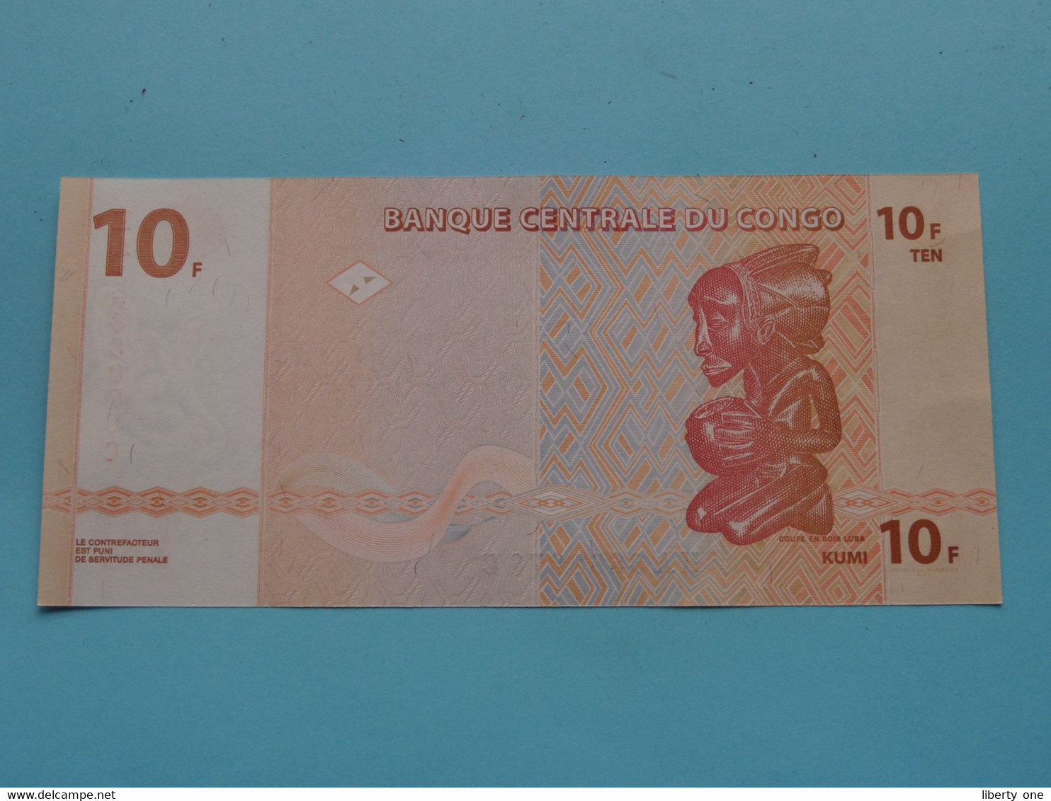 10 ( Dix ) Francs ( HA3668076C ) 2003 > Banque Centrale Du CONGO ( For Grade, Please See Photo ) UNC ! - Republic Of Congo (Congo-Brazzaville)