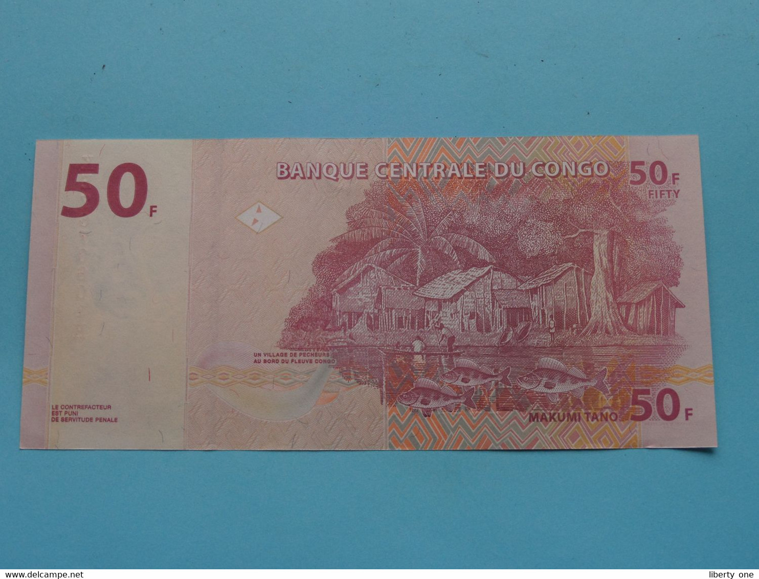 50 ( Cinquante ) Francs ( KE7670601H ) 2013 > Banque Centrale Du CONGO ( For Grade, Please See Photo ) UNC ! - República Del Congo (Congo Brazzaville)