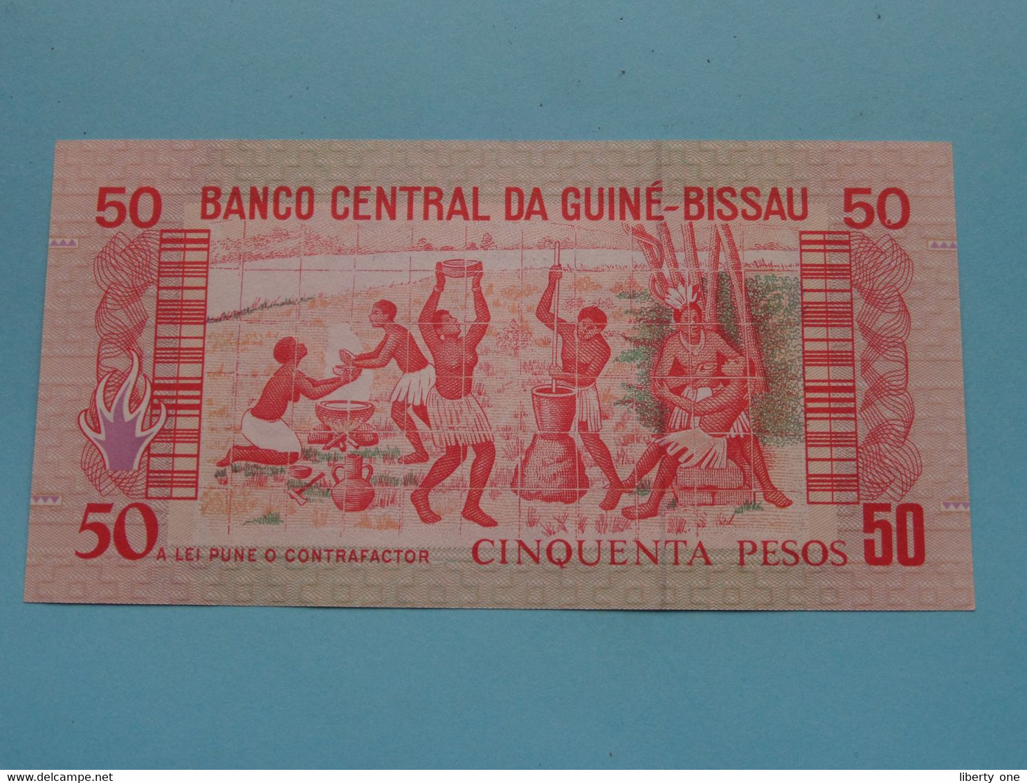 50 (Cinquenta) Pesos (AB406463) 1990 > Banco Central Da Guiné-Bissau ( For Grade, Please See Photo ) UNC ! - Guinea-Bissau