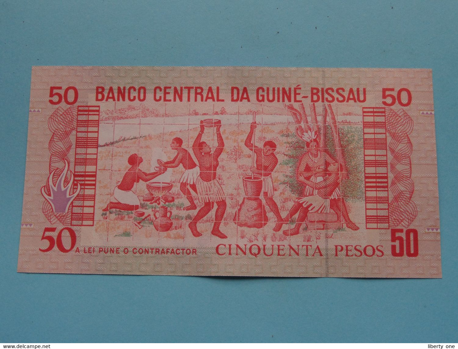 50 (Cinquenta) Pesos (AB029041) 1990 > Banco Central Da Guiné-Bissau ( For Grade, Please See Photo ) UNC ! - Guinea–Bissau