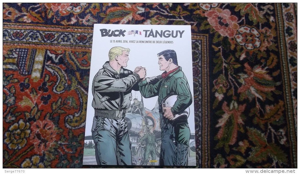 Buck Danny Rencontre Tanguy Et Laverdure Charlier Dépliant Publicitaire Dossier De Presse Dargaud Dupuis Classic Zéphyr - Presseunterlagen