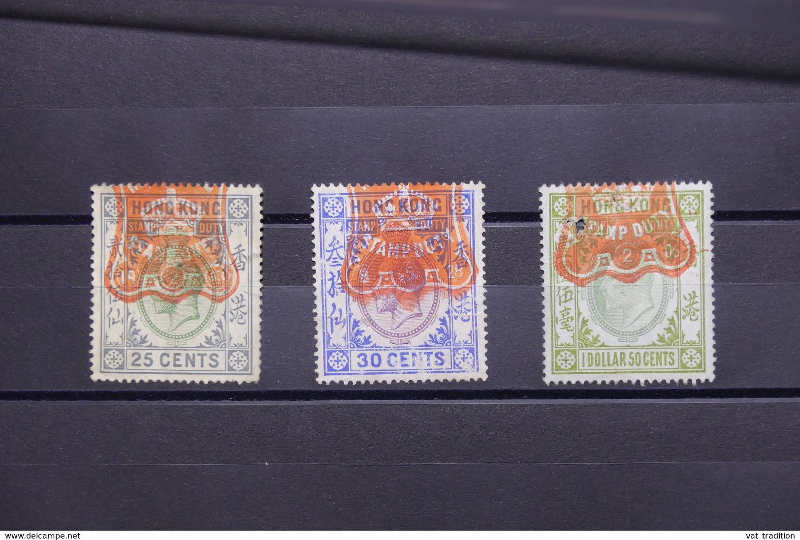 HONG KONG - 3 Fiscaux  - L 129014 - Stempelmarke Als Postmarke Verwendet