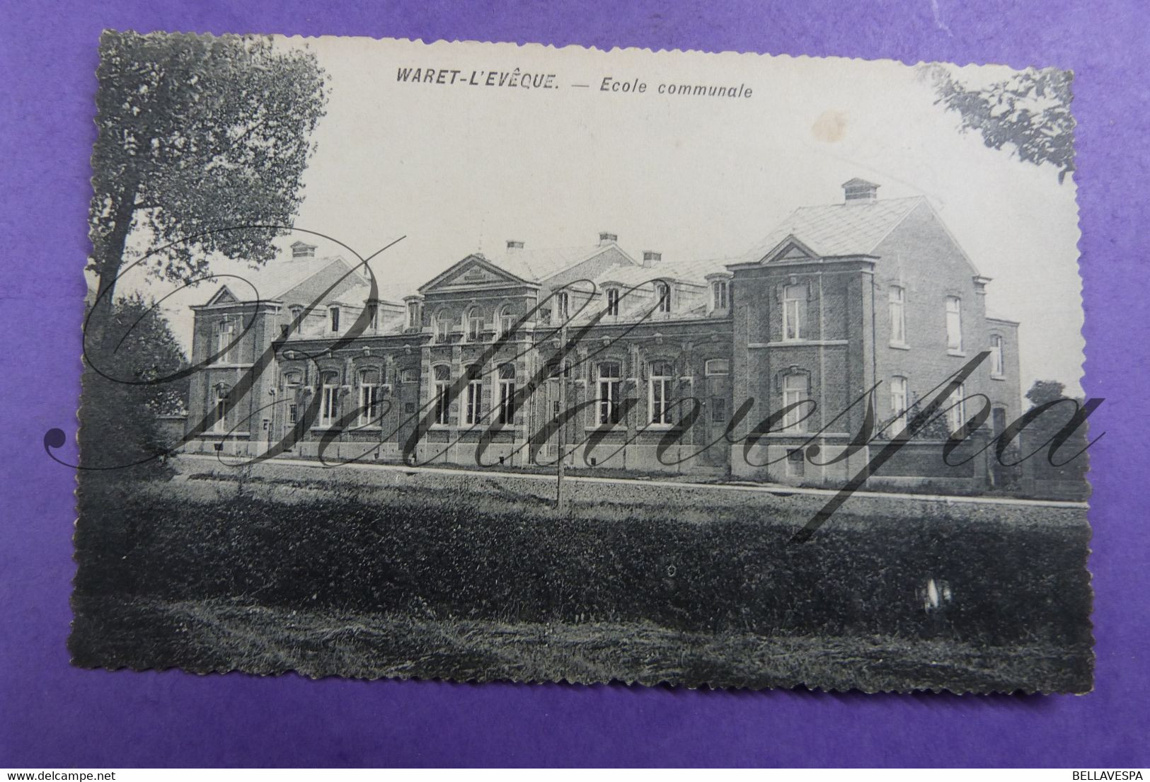 Waret-l'Evêque Ecole Communale-1911-  édit. Pinon Et Fils Vezin. - Heron
