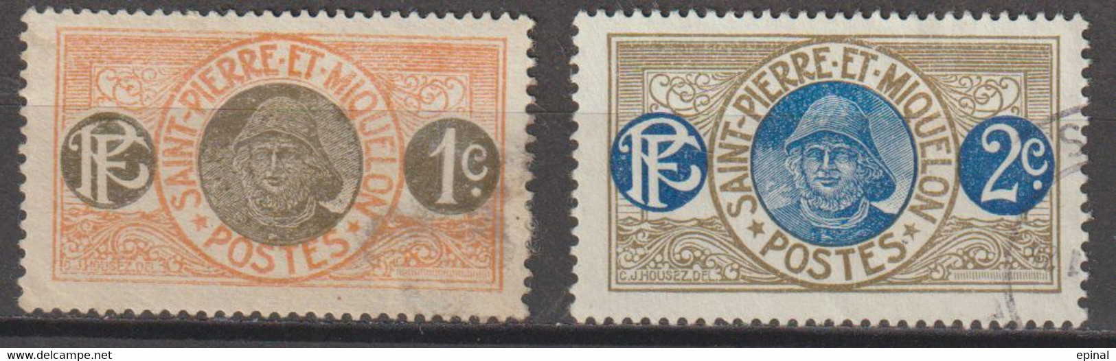 SAINT-PIERRE Et MIQUELON : N° 78 Et 79 Oblitérés - PRIX FIXE - - Used Stamps