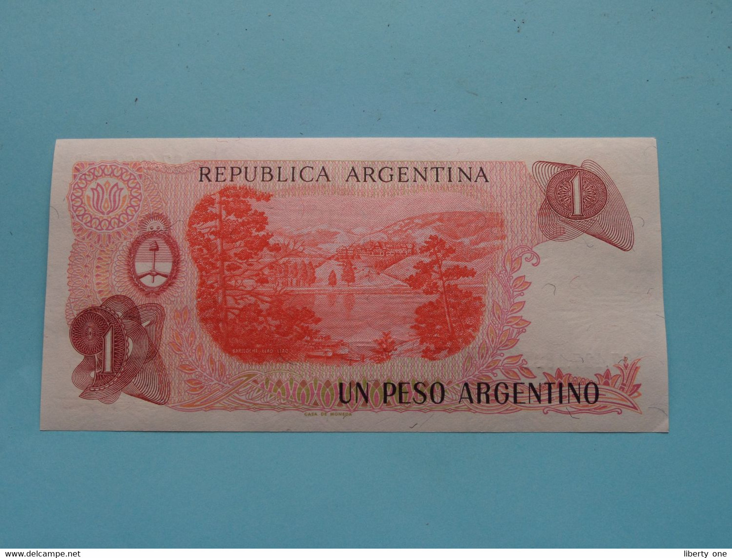 UN PESO Argentino (07.427.450 B) Banco Central De La Republica ARGENTINA ( For Grade, Please See Photo ) UNC ! - Argentinien