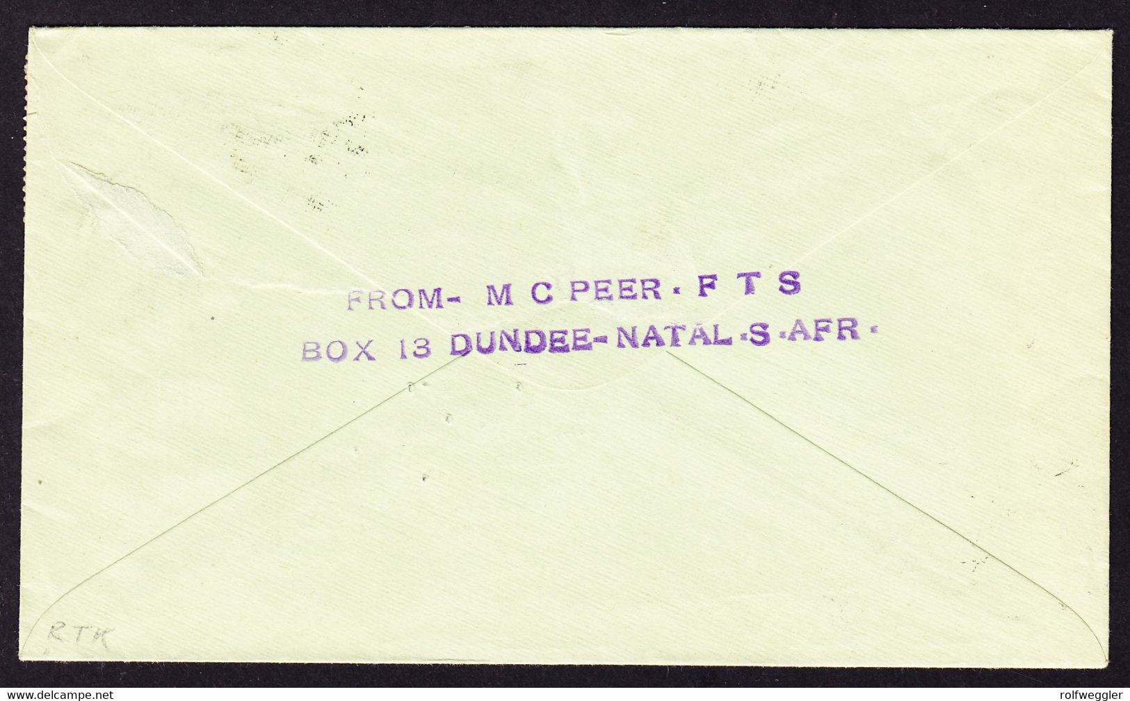 1939 Brief Aus Glencoel, Natal Nach Herzogenbuchsee Mit Schweizer Strafportomarken. - Postage Due