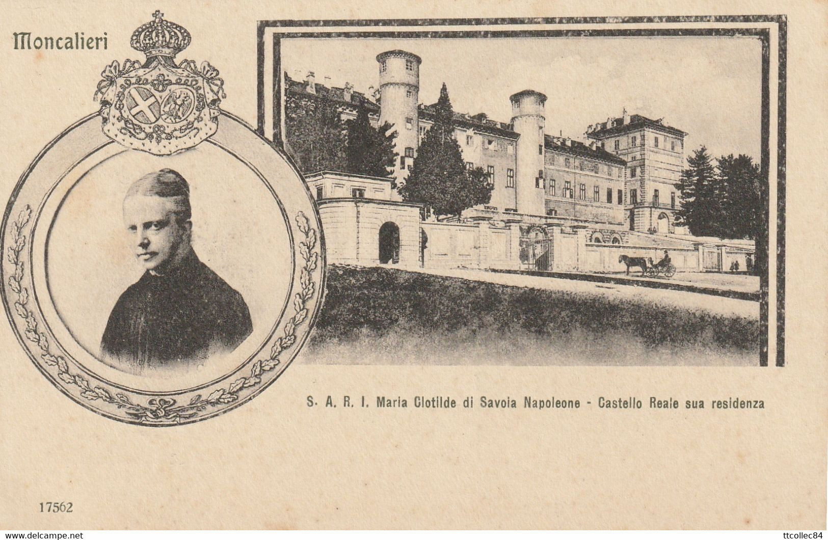 CPA-ITALIE-ITALIA-MONCALIERI-S A R I Maria Clotilde Di Savoia Napoleone-Castello Reale Sua Residenza - Moncalieri