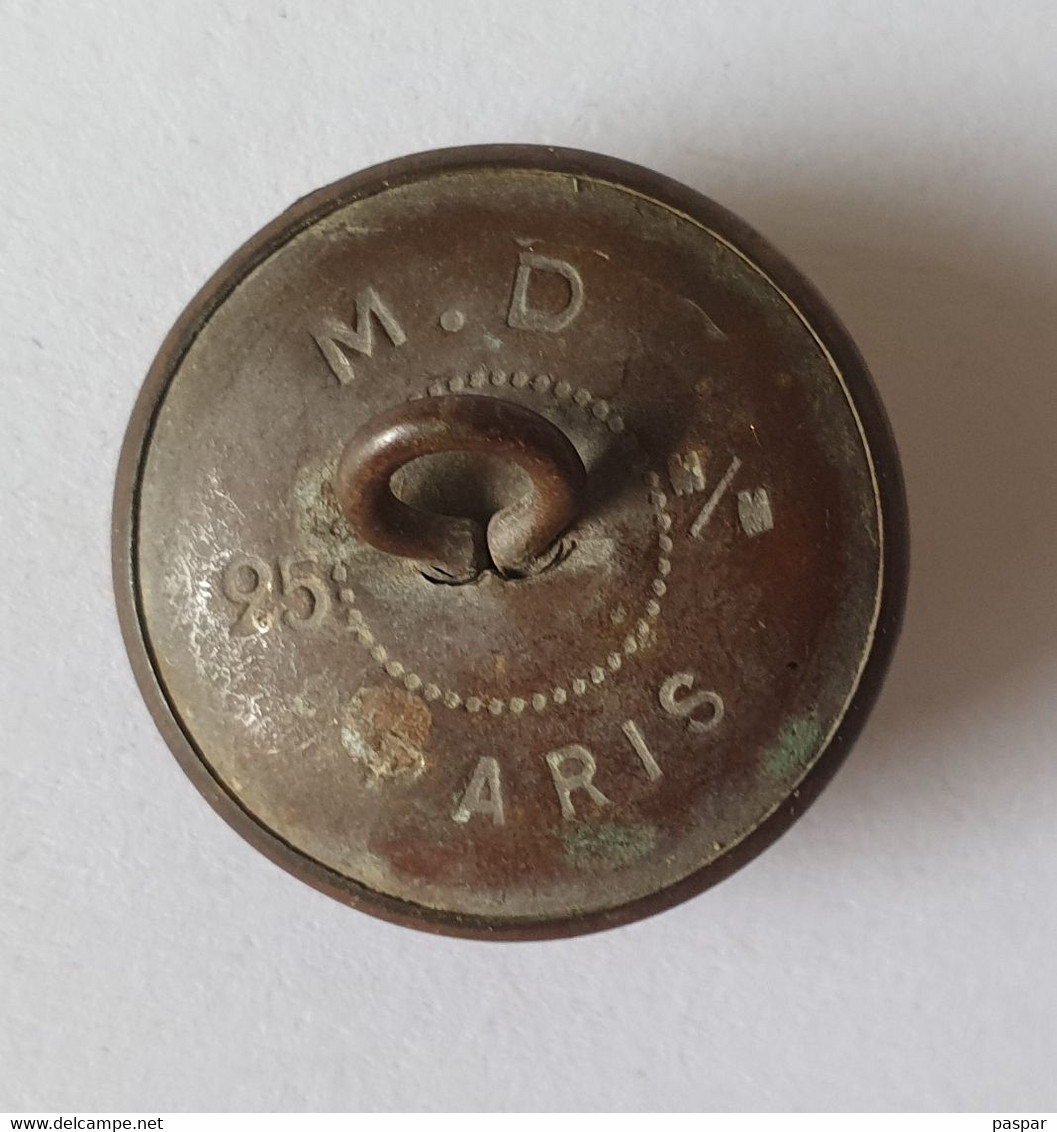 Bouton Marine Ancre - M.D Paris - Diam 25 Mm - Boutons