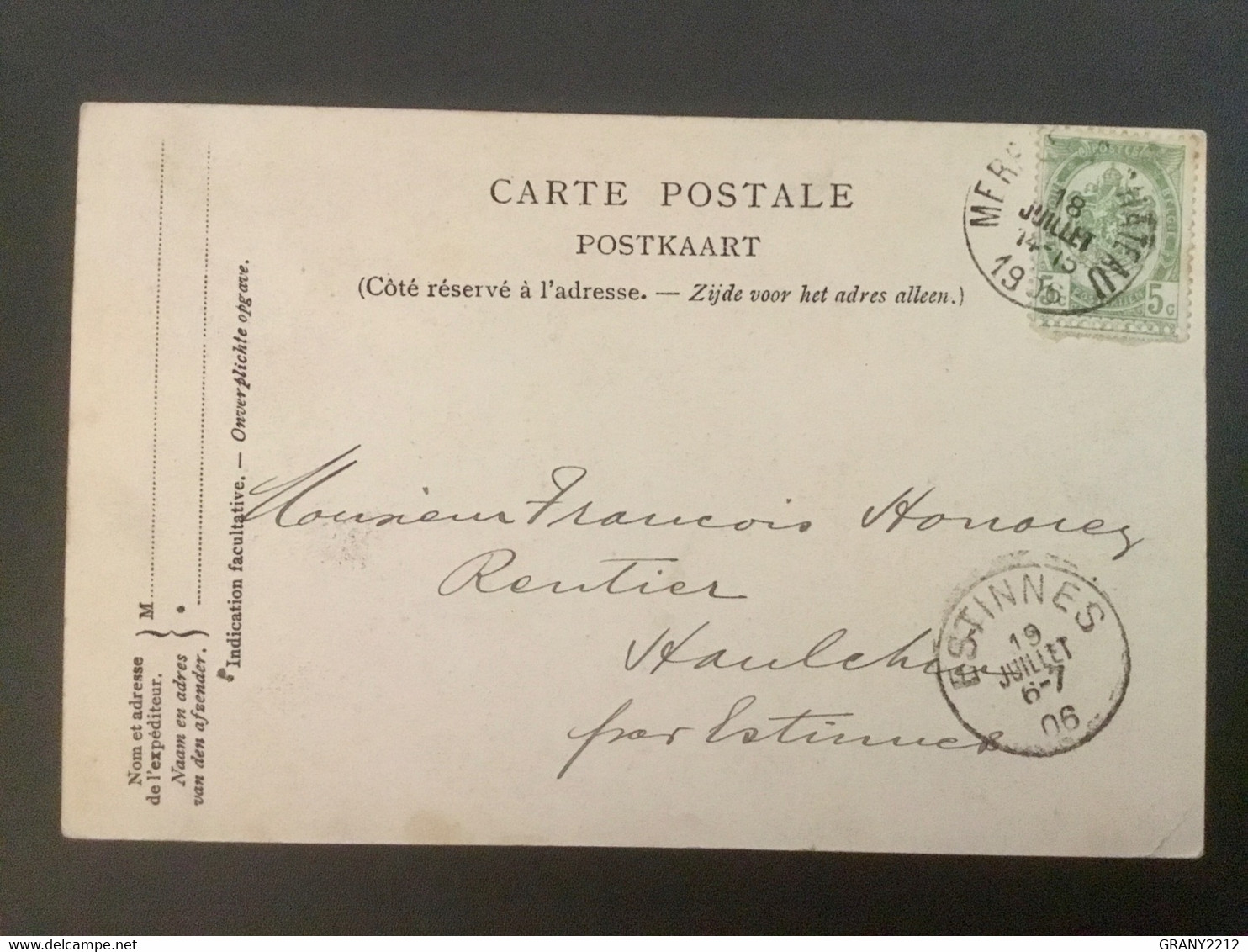 LA BUISSIÈRE «  USINE DE LA SOCIÉTÉ ANONYME DE MERBES - LE - CHÂTEAU 1906 . - Merbes-le-Chateau