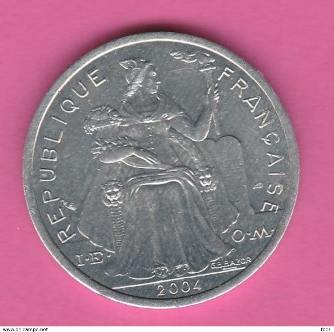 Nouvelle Calédonie - 2 Francs - 2004 - Nieuw-Caledonië