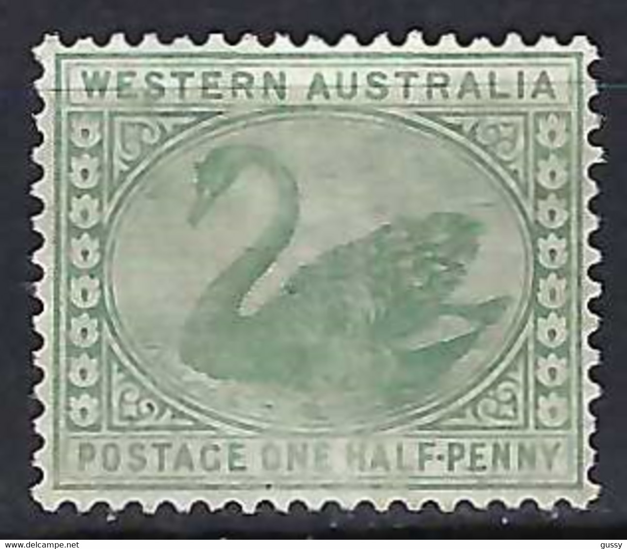 AUSTRALIE Occidentale Ca.1890: Le Y&T 42 Neuf(*), Var. "vert Pâle" - Used Stamps