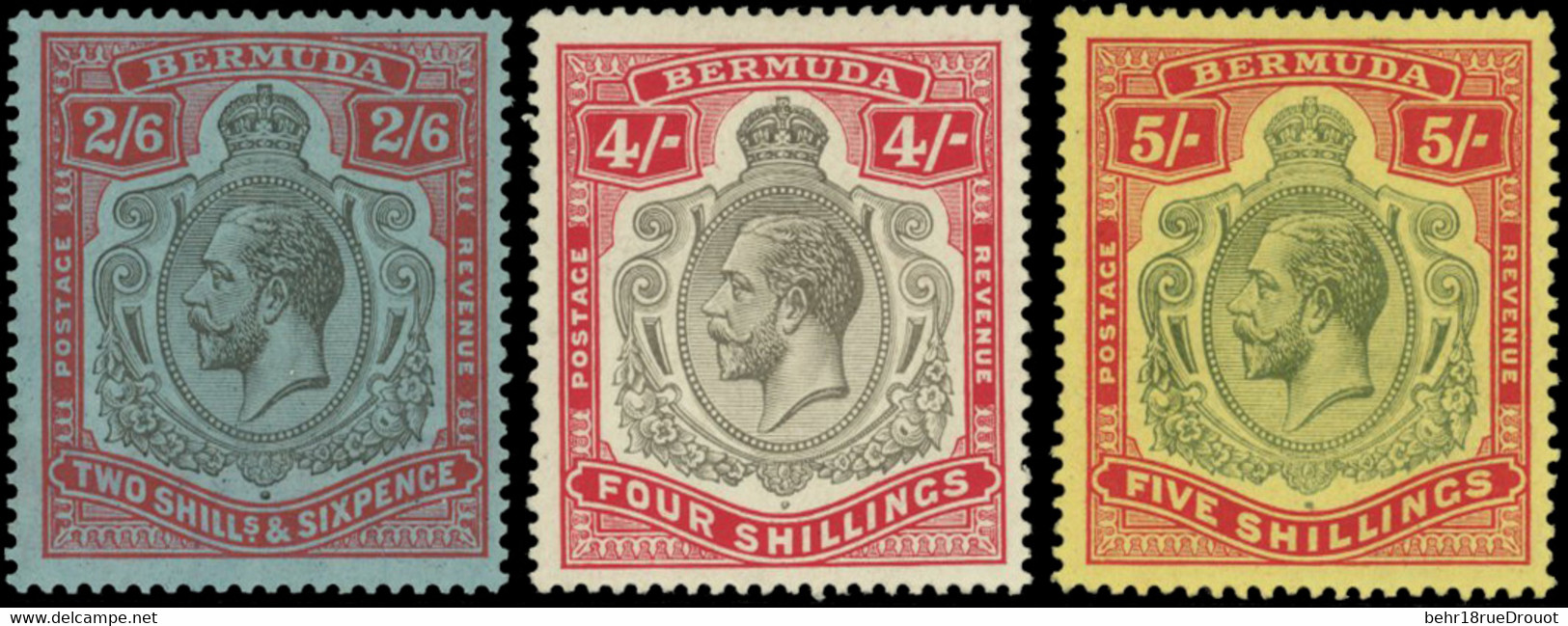 * SG#52+ 53 + 54 -- 3 Values. VF. - Bermudas