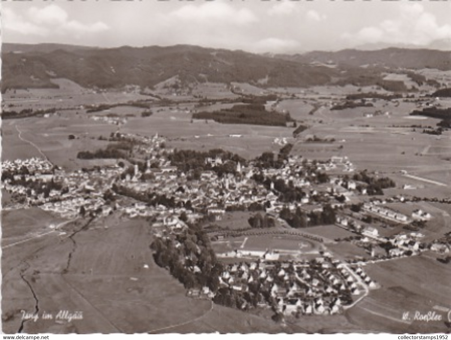 W4030- ISNY IM ALLGAU TOWN PANORAMA - Isny