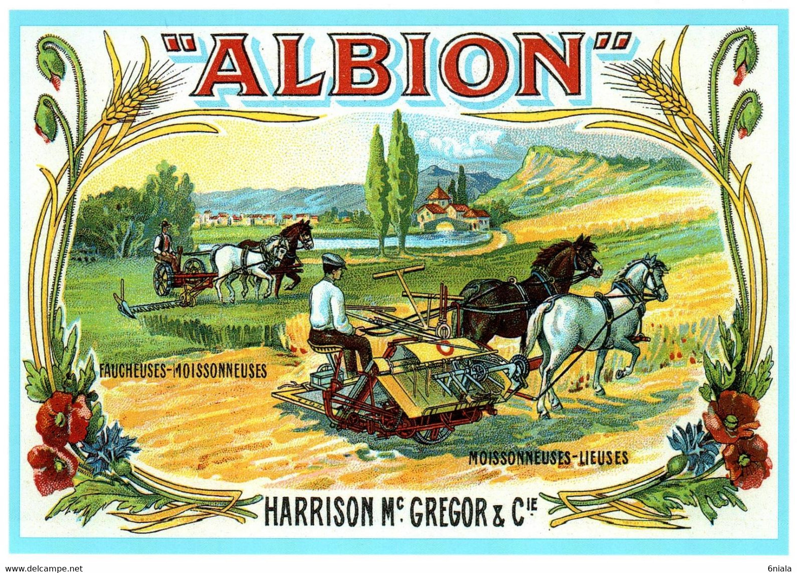 12488  ALBION  HARRISON Mc GREGOR  Machines De Récolte   Matériel Agricole N°72  éditions Centenaire . - Autres & Non Classés