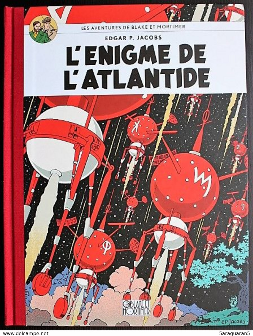 BD BLAKE ET MORTIMER - 7 - L'énigme De L'Atlantide - Edition Le Monde - Dos Toilé - Fac Similé 2007 - Blake Et Mortimer