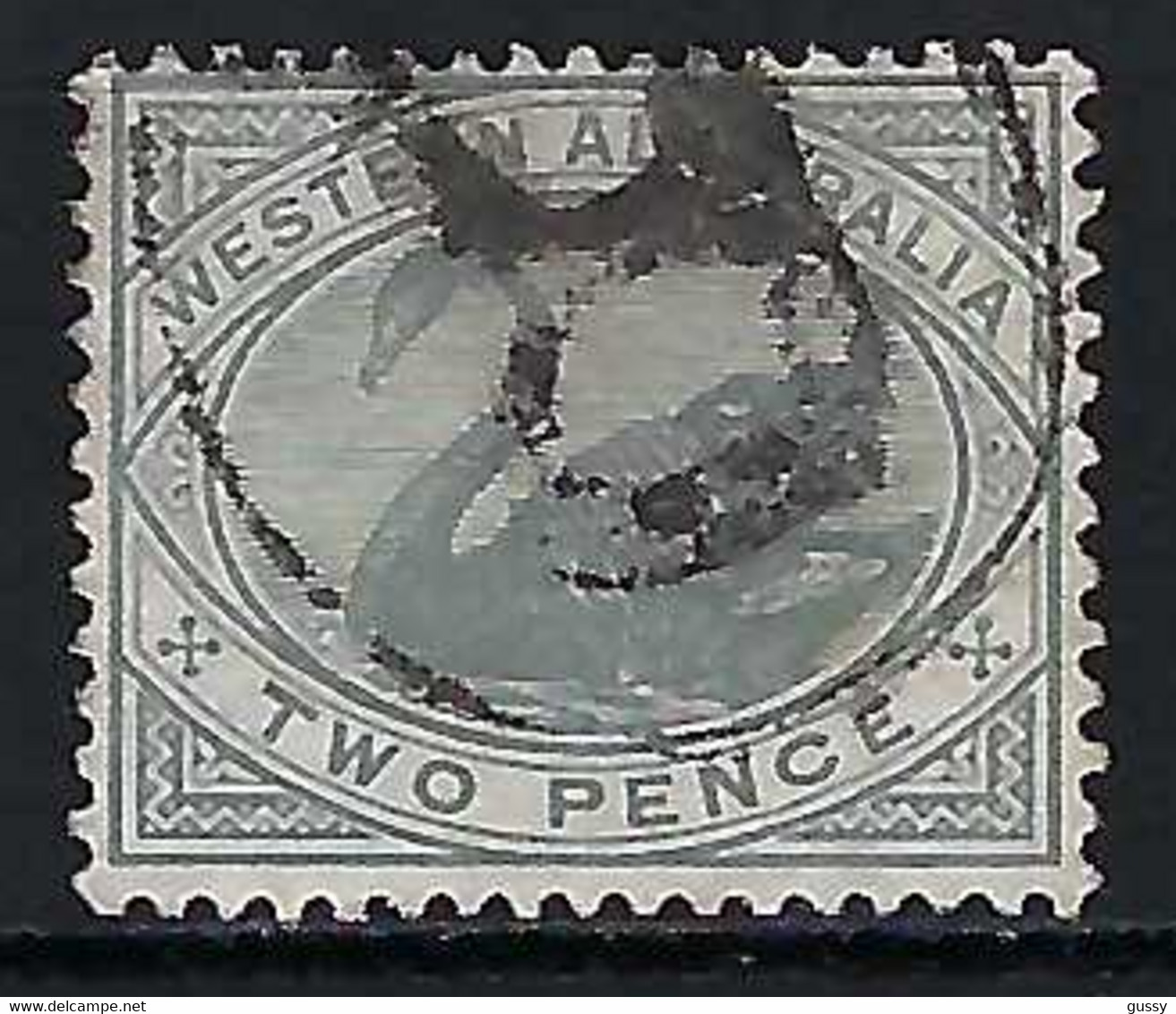 AUSTRALIE Occidentale Ca.1890: Le Y&T 44 Obl. "8" - Used Stamps