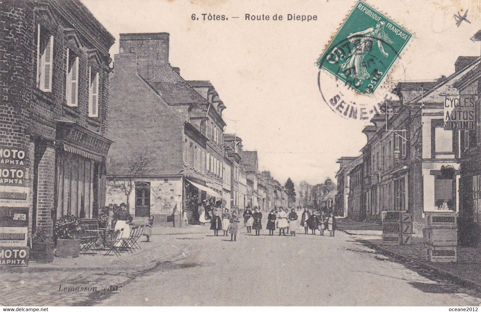 76 Tôtes. Route De Dieppe - Totes