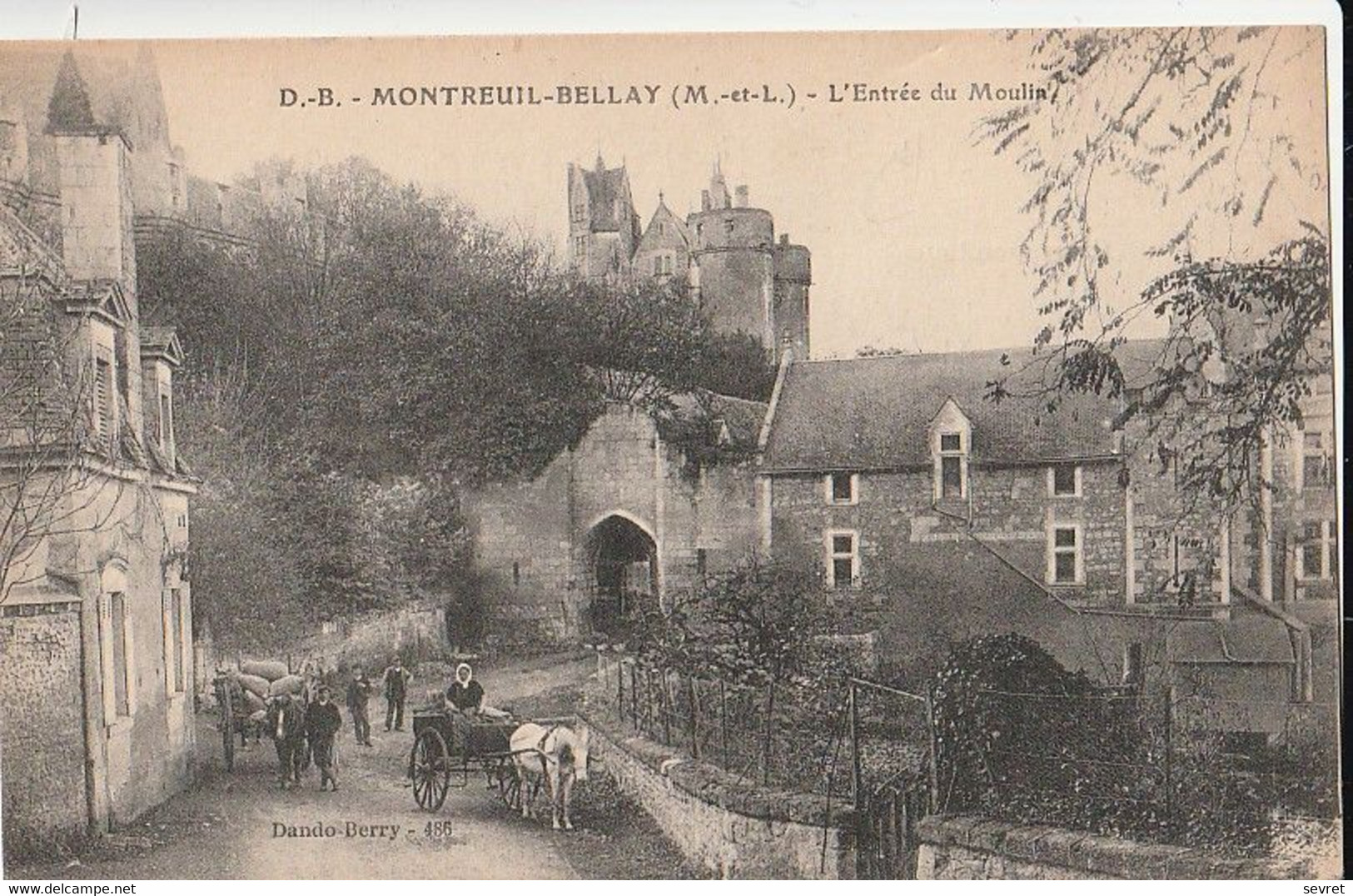 MONTREUIL-BELLAY. - L'Entrée Du Moulin - Montreuil Bellay