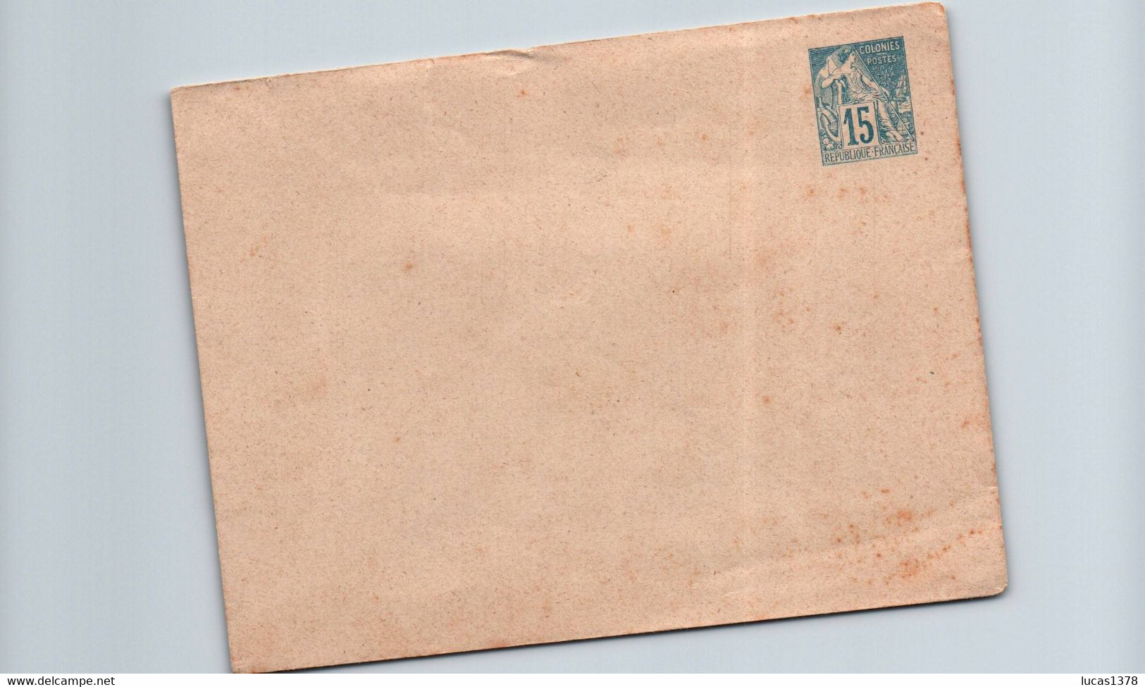 - COLONIES FRANCAISES - Entier Postal Sur Enveloppe 15c Bleu Type Alphée Dubois - - Alphée Dubois