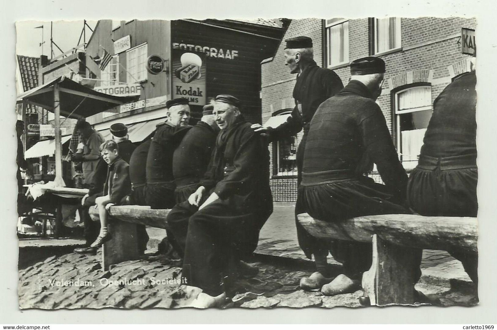 VOLENDAM - OPENLUCHT SOCIETEIT - AGOSTO 1958 ECHTE FOTO - NV FP - Volendam
