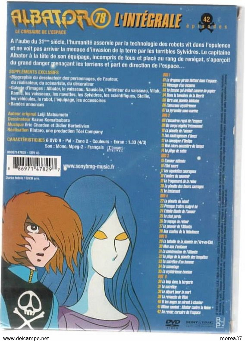 ALBATOR 78  L'intégrale  (6 DVDs)  C3 - Animatie