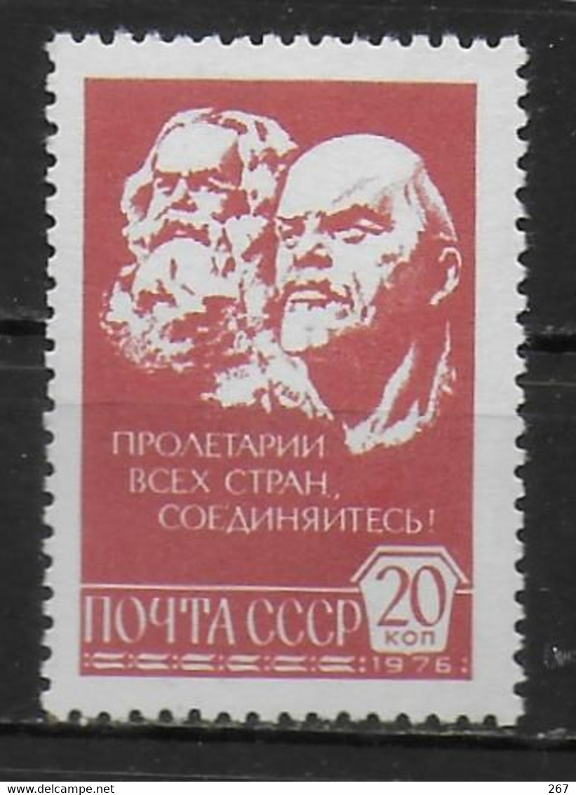 URSS  N° 4270  * * Karl Marx  Lénine - Karl Marx