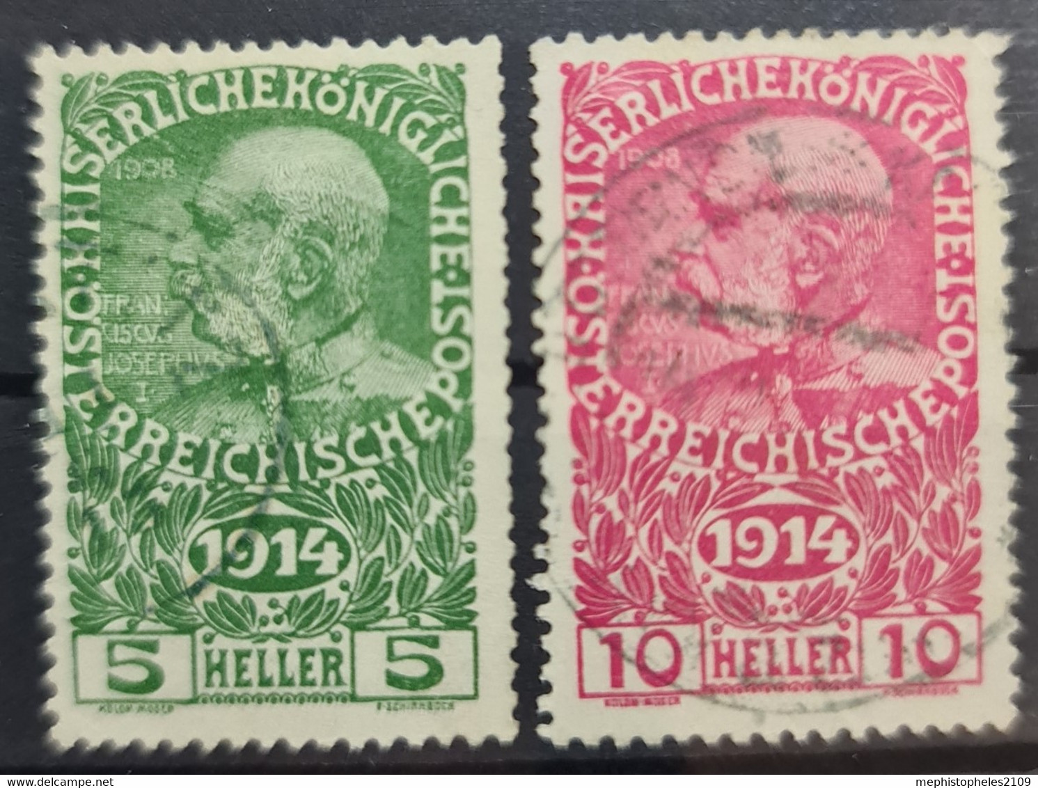 AUSTRIA 1914 - Canceled - ANK 178, 179 - Gebraucht