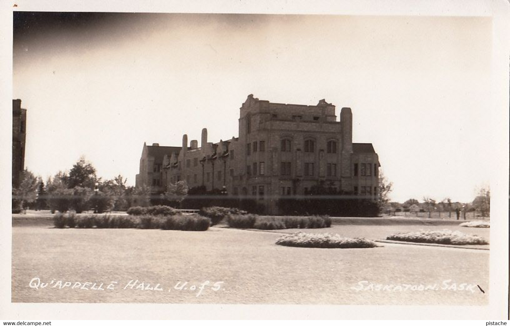 2016b - Real B&W Photo RCCP – Saskatoon Saskatchewan Canada – Qu’Appelle Hall – VG Condition – 2 Scans - Andere & Zonder Classificatie