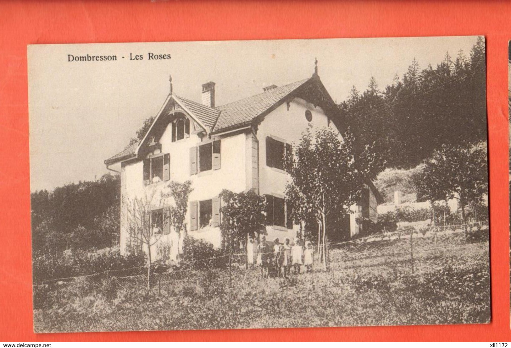 ZRM-38 Dombresson Val De Ruz. Pension Les Roses.  ANIME. Fehlmann  Sans Numéro  NC - Dombresson 