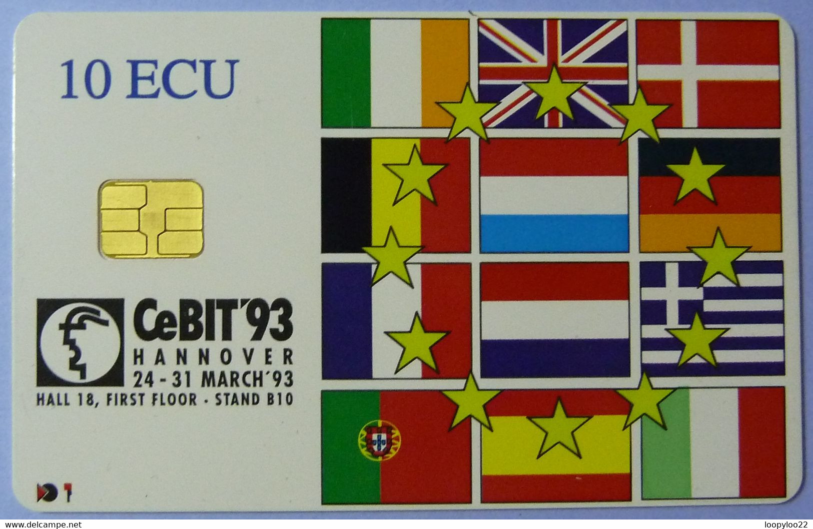 UK - Great Britain - Smartcard Demo For CeBIT'93 - 500ex - SMA004 - Mint - Other & Unclassified