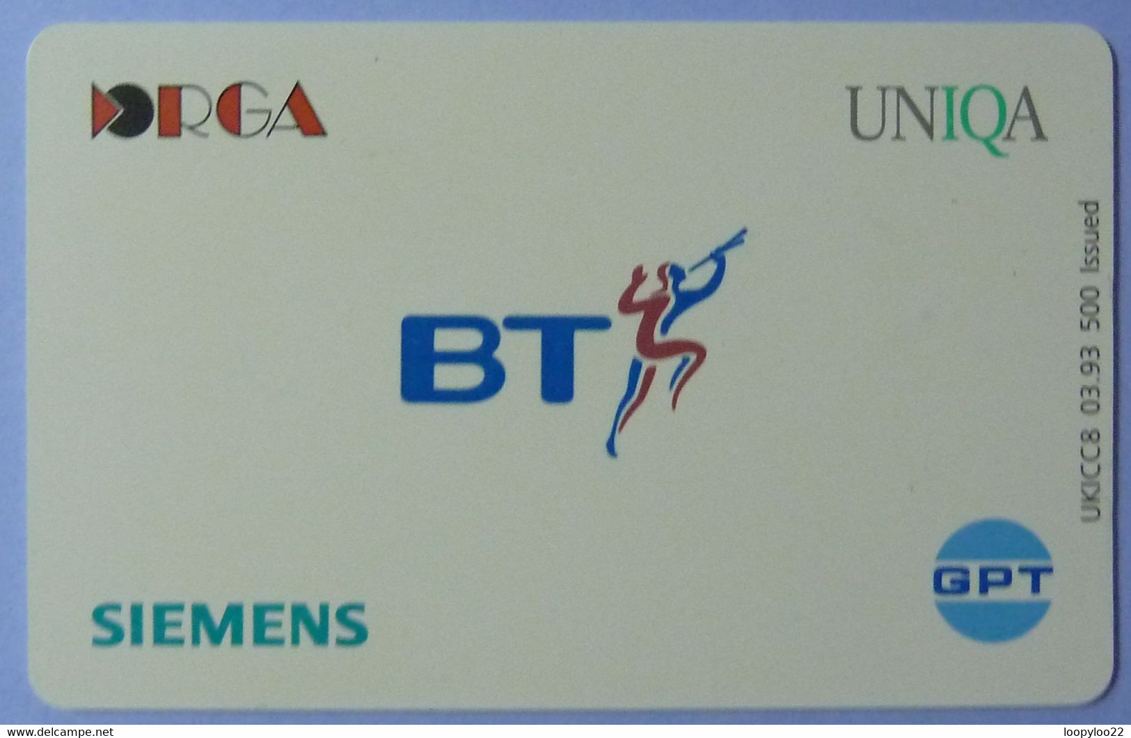 UK - Great Britain - Smartcard Demo For CeBIT'93 - 500ex - SMA004 - Mint - Other & Unclassified