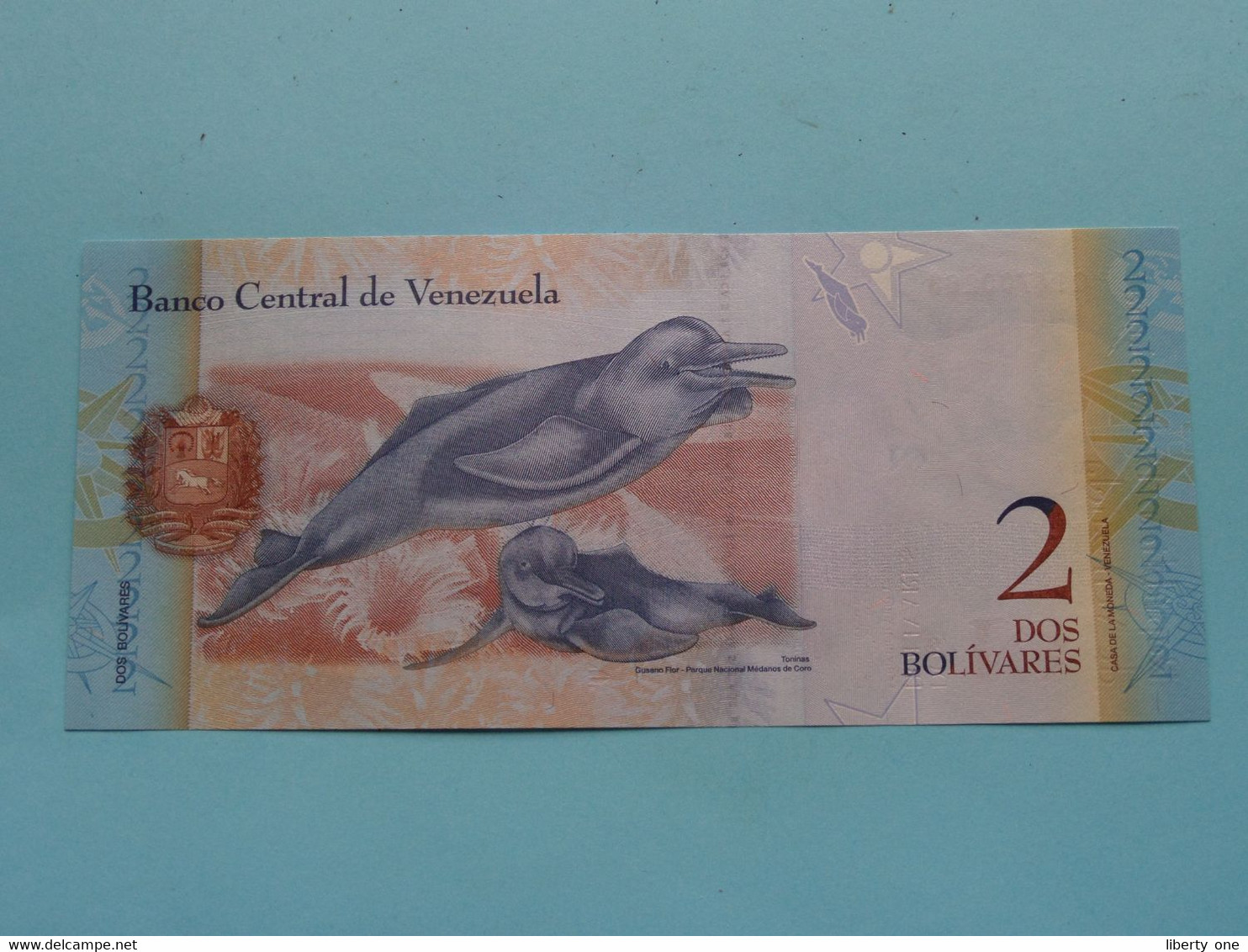 2 - Dos Bolivares 27-12-2012 > Republica Bolivariana De Venezuela ( For Grade, Please See Photo ) ! - Venezuela