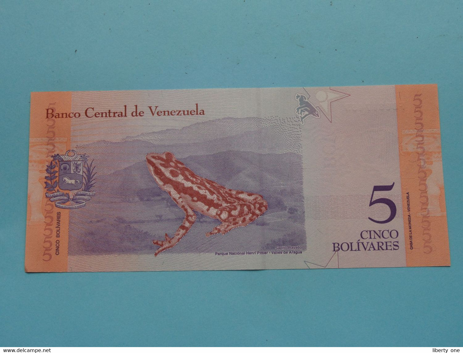 5 - Cinco Bolivares 15-01-2018 > Republica Bolivariana De Venezuela ( For Grade, Please See Photo ) ! - Venezuela