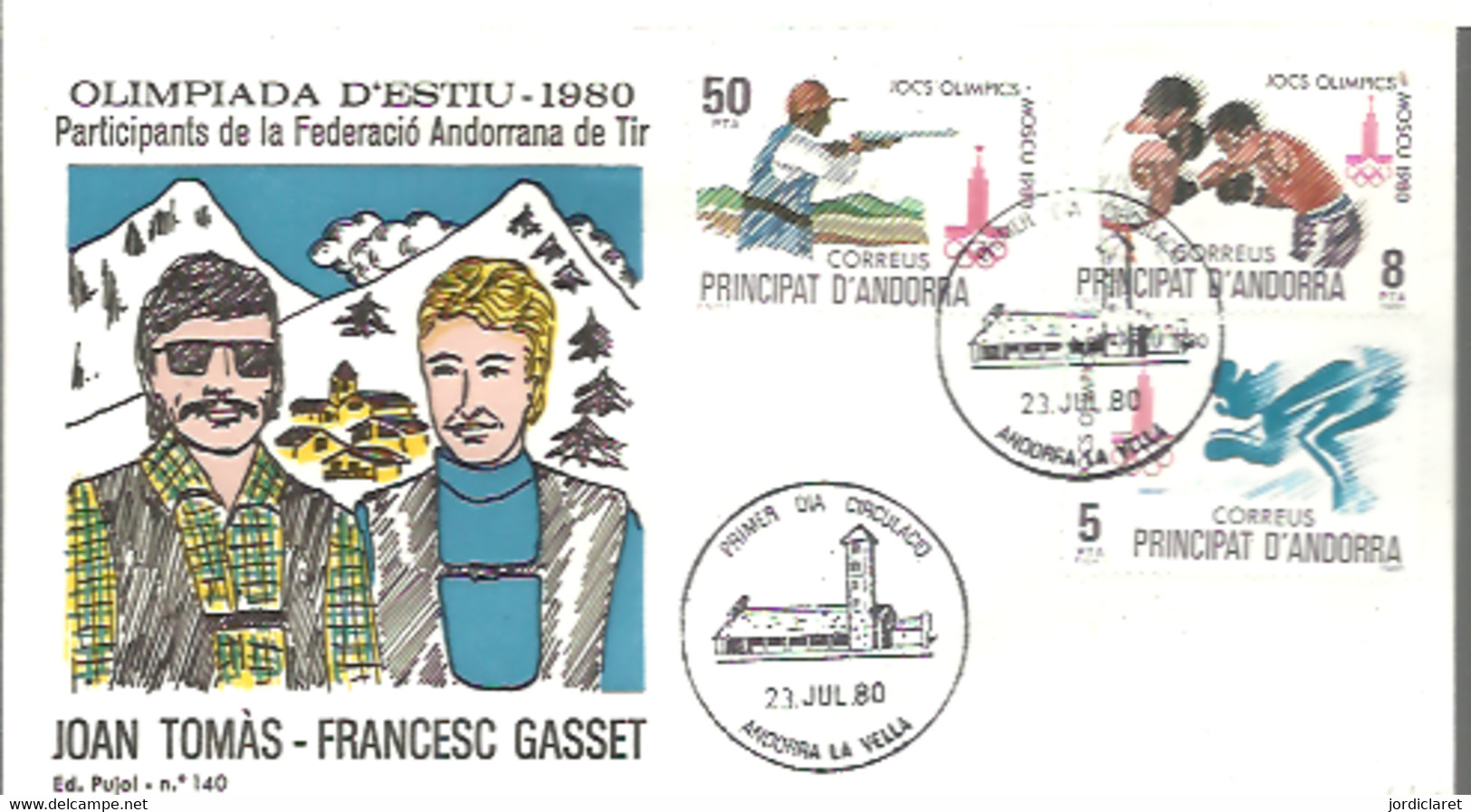 FDC 1980 - Cartas & Documentos