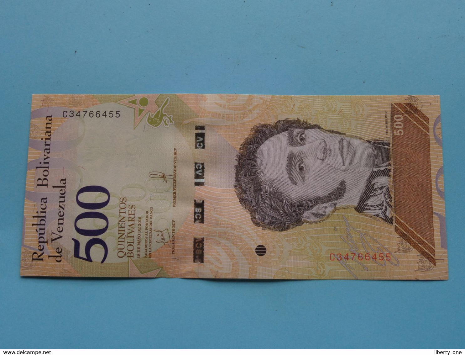 500 - Quinientos Bolivares 18-05-2018 > Republica Bolivariana De Venezuela ( For Grade, Please See Photo ) ! - Venezuela