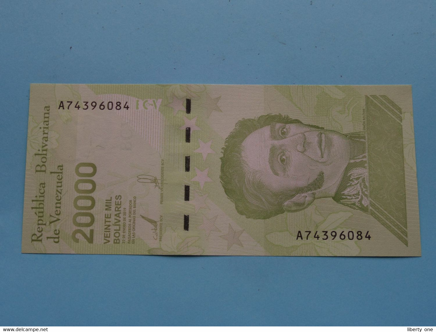 20000 - Veinte Mil Bolivares 22-01-2019 > Republica Bolivariana De Venezuela ( For Grade, Please See Photo ) ! - Venezuela