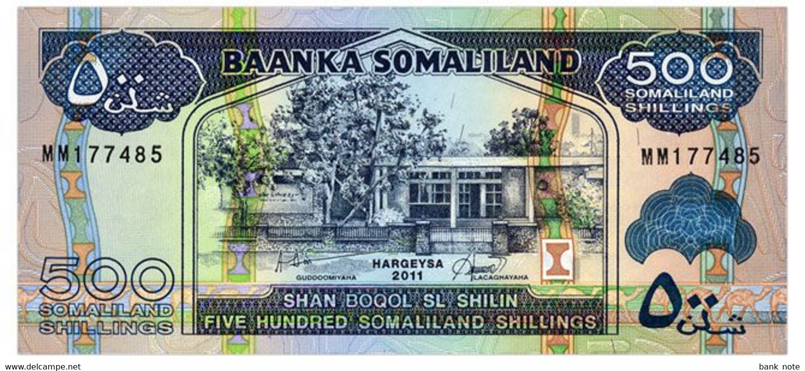 SOMALILAND 500 SHILLINGS 2011 Pick 6h Unc - Somalia