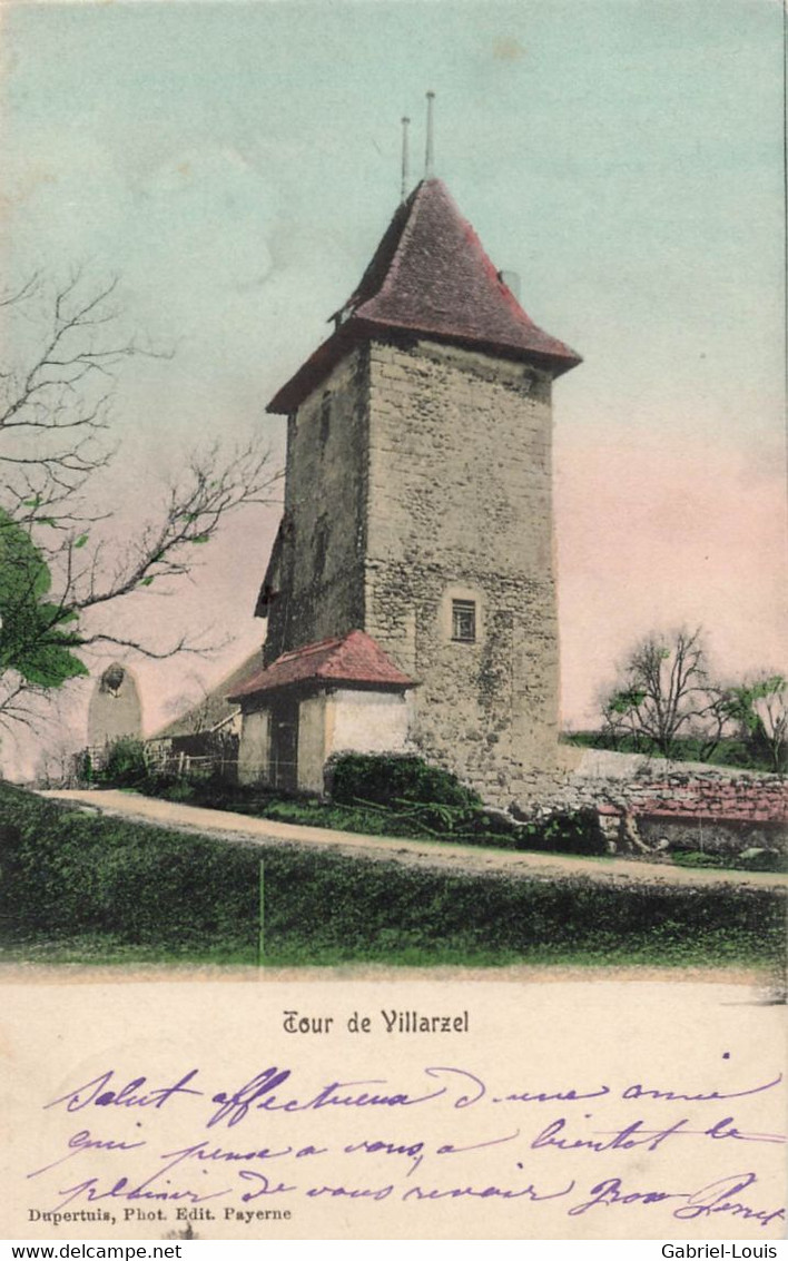 Tour De Villarzel 1903 Colorée (Payerne) - Villarzel