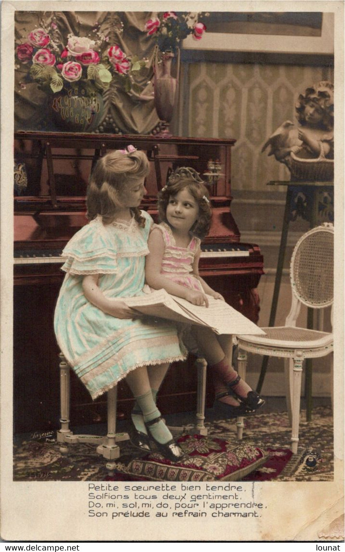 Enfant - Piano Musique - Petite Soeurette  - Série Croissant N°3567/2 - Collections, Lots & Series