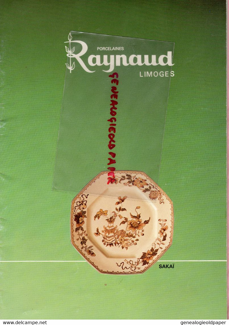 87- LIMOGES- RARE CATALOGUE PORCELAINE PORCELAINES RAYNAUD - SAKAI- 1984 - Limousin