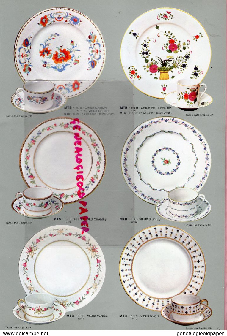 87- LIMOGES- RARE CATALOGUE PORCELAINE PORCELAINES RAYNAUD - SAKAI- 1984