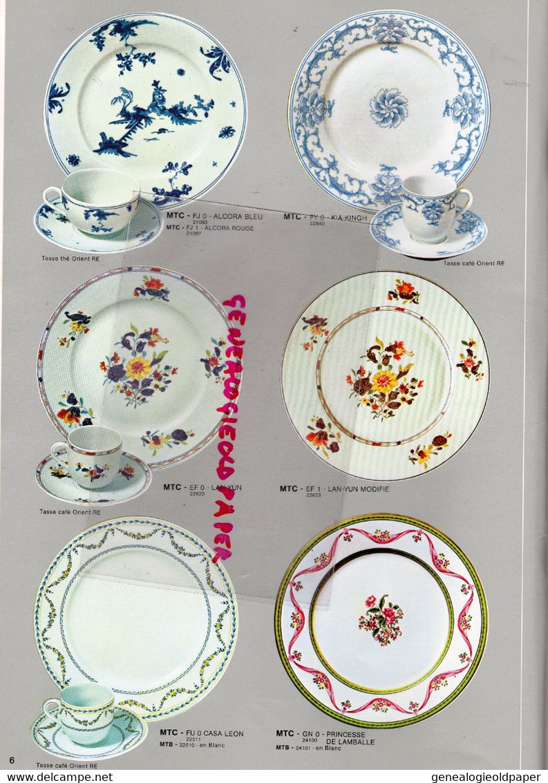 87- LIMOGES- RARE CATALOGUE PORCELAINE PORCELAINES RAYNAUD - SAKAI- 1984