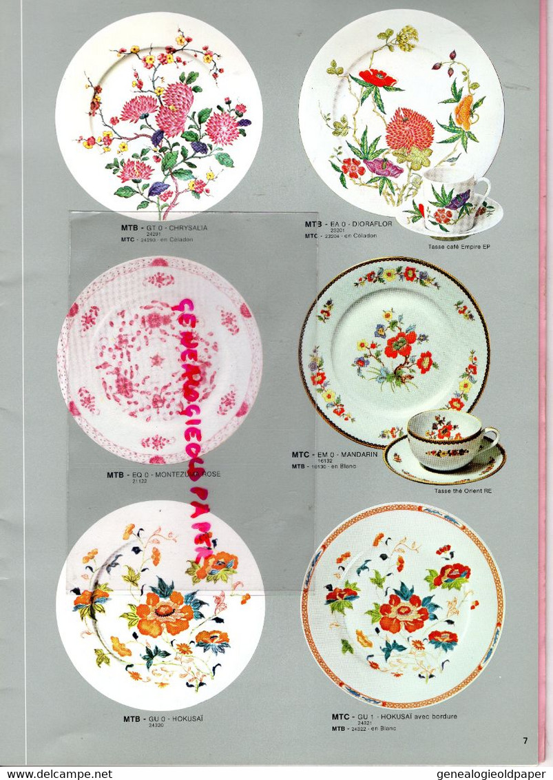 87- LIMOGES- RARE CATALOGUE PORCELAINE PORCELAINES RAYNAUD - SAKAI- 1984