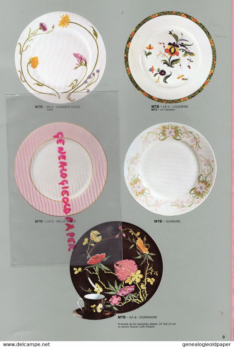 87- LIMOGES- RARE CATALOGUE PORCELAINE PORCELAINES RAYNAUD - SAKAI- 1984